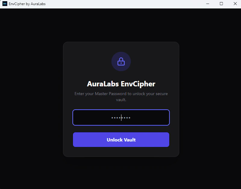 EnvCipher screenshot 2