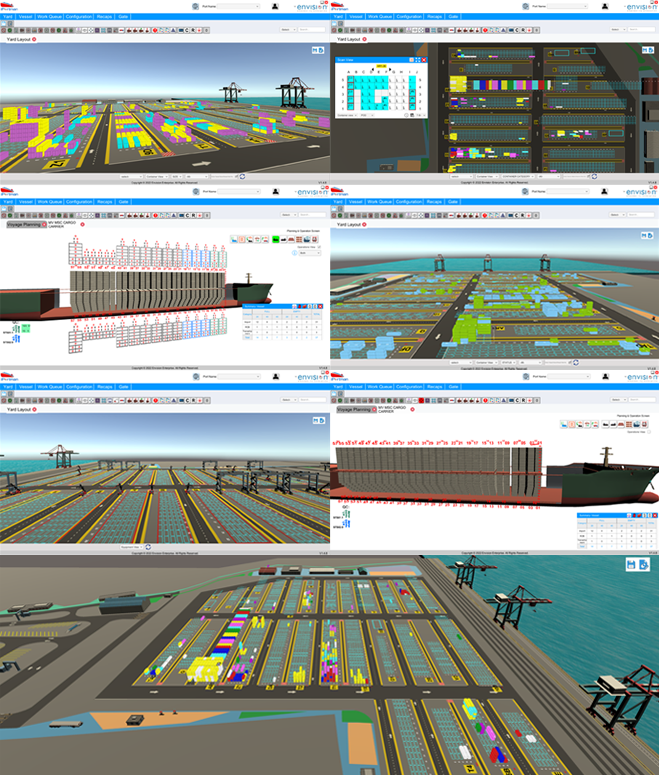 Prevê operações de terminal de contêiner media 2
