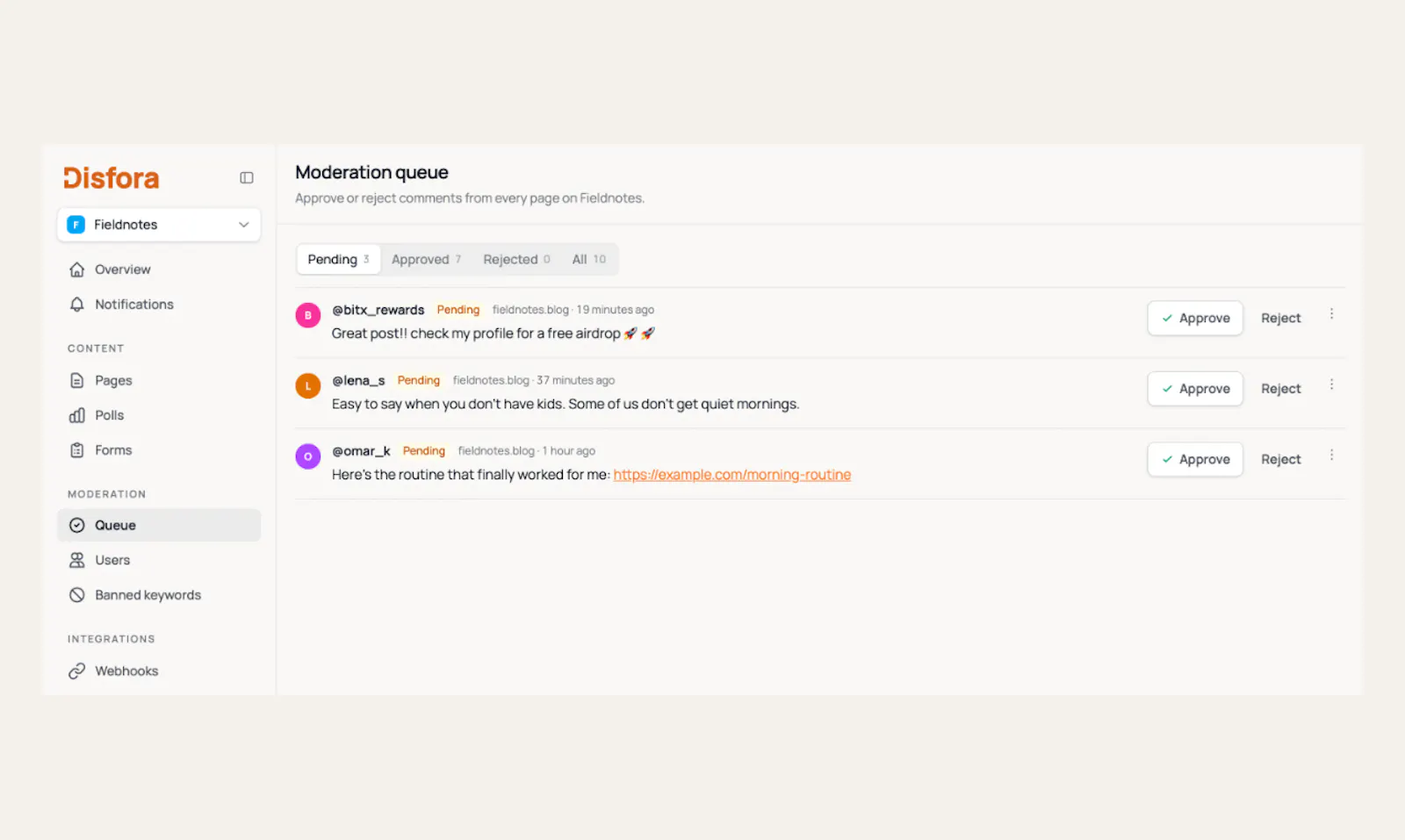 Disfora screenshot 7