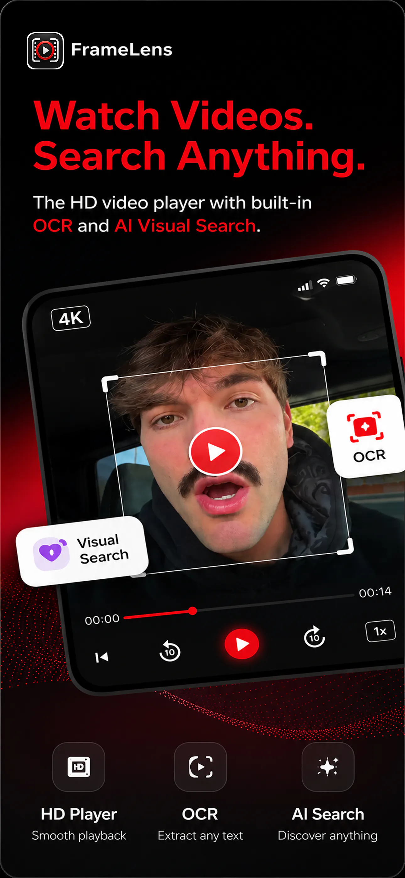 Smart Video Player-Visual Lens & OCR gallery image