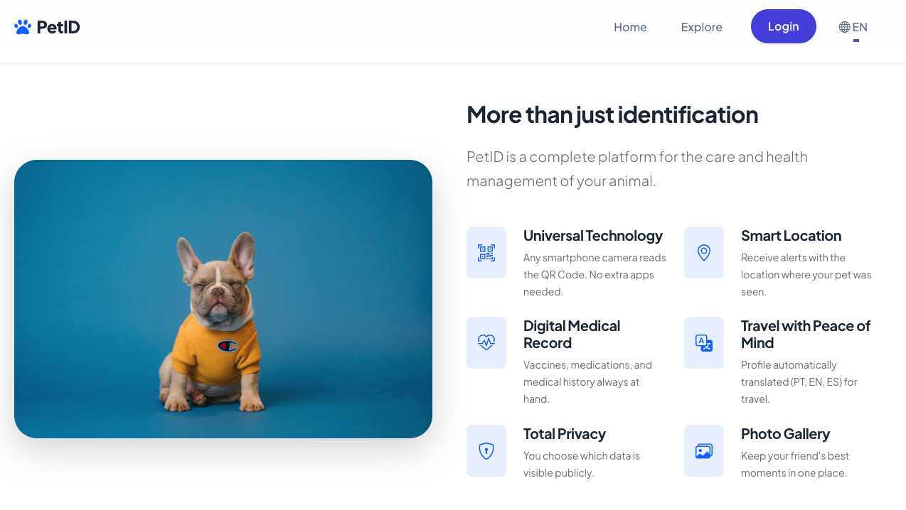 PetID - Screenshot 3 showing product features and functionality