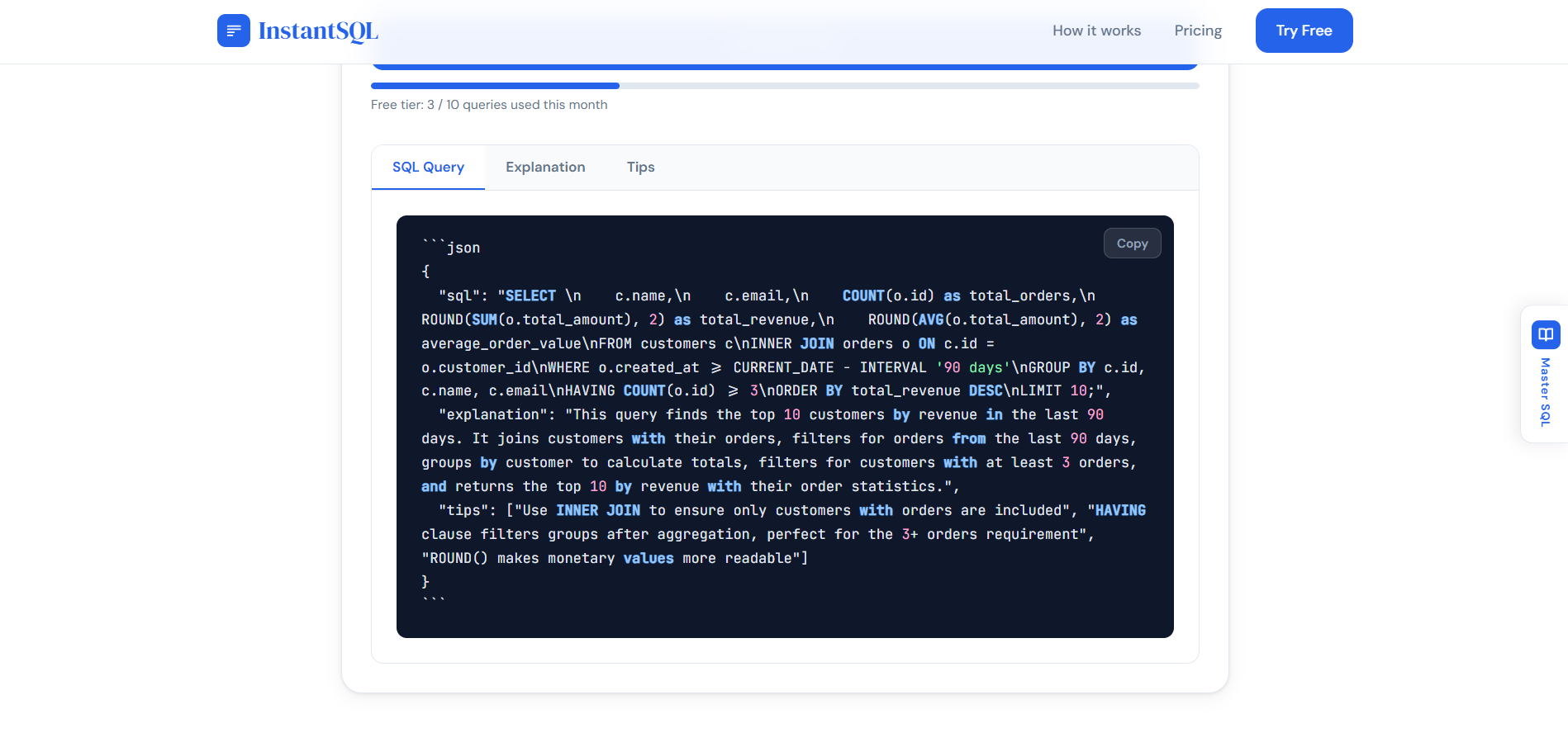 InstantSQL gallery image