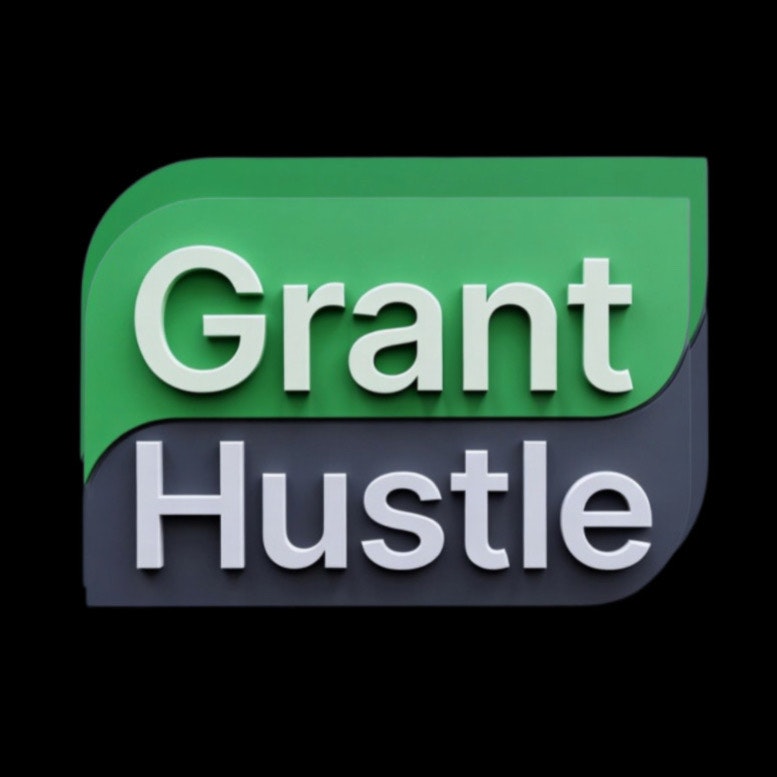 Grant Hustle - Product Hunt launch logo and brand identity