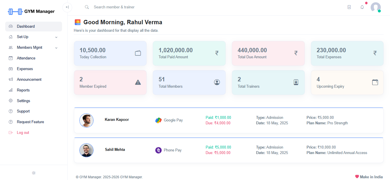 GYM Manager gallery image