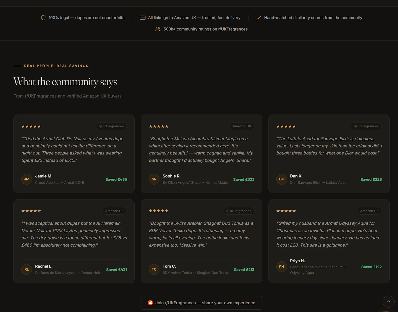 Dupe Fragrance screenshot 3