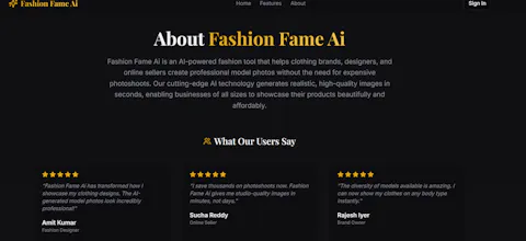 Fashion Fame Ai gallery image