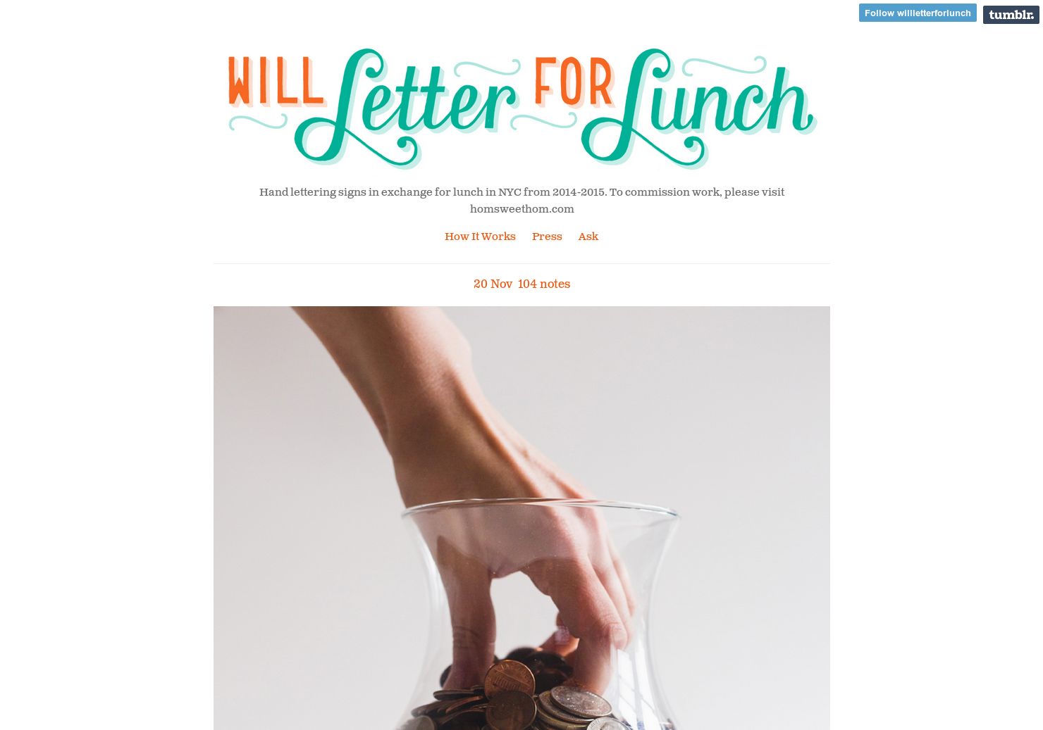 Will Letter for Lunch.