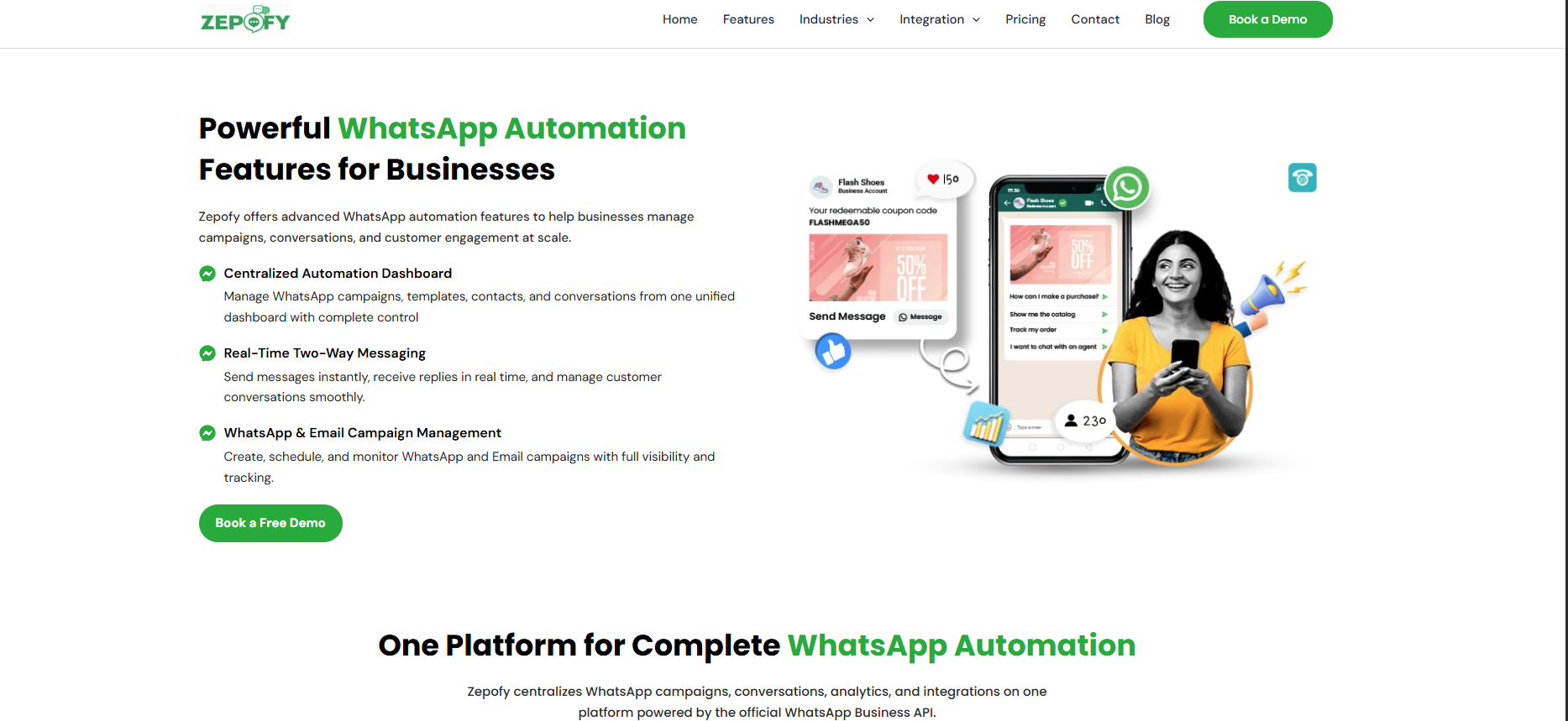 Zepofy - Screenshot 2 showing product features and functionality