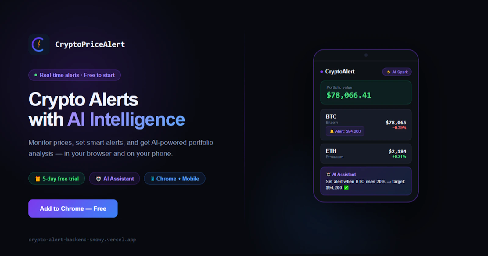 Crypto Price Alert screenshot 2
