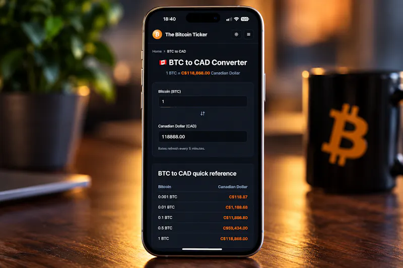 The Bitcoin Ticker screenshot 2