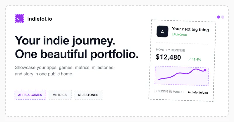 indiefol.io screenshot 1