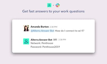 Alterra Answer Bot for Slack gallery image