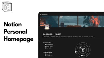 Minimal Personal Home - Notion Template gallery image