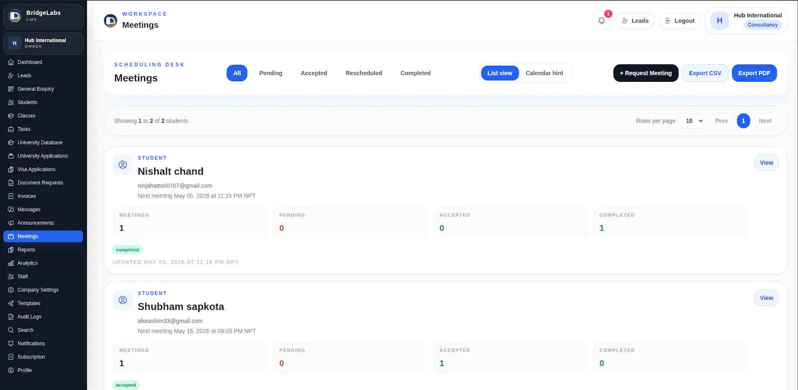 Bridgeelabs screenshot 1
