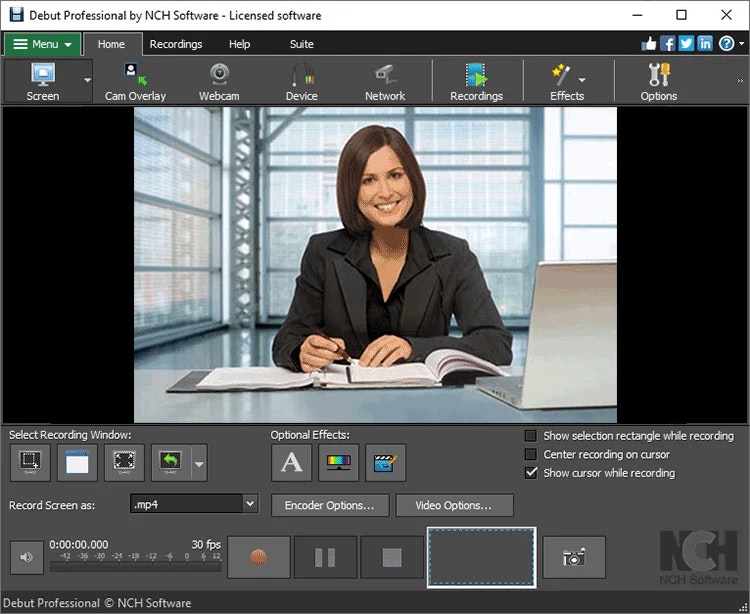 Phần mềm ghi video & màn hình ra mắt media 4