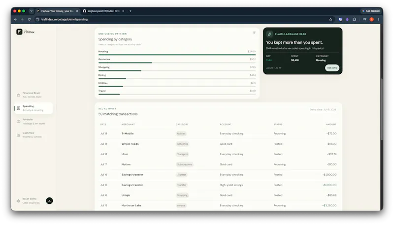 FinDex screenshot 7