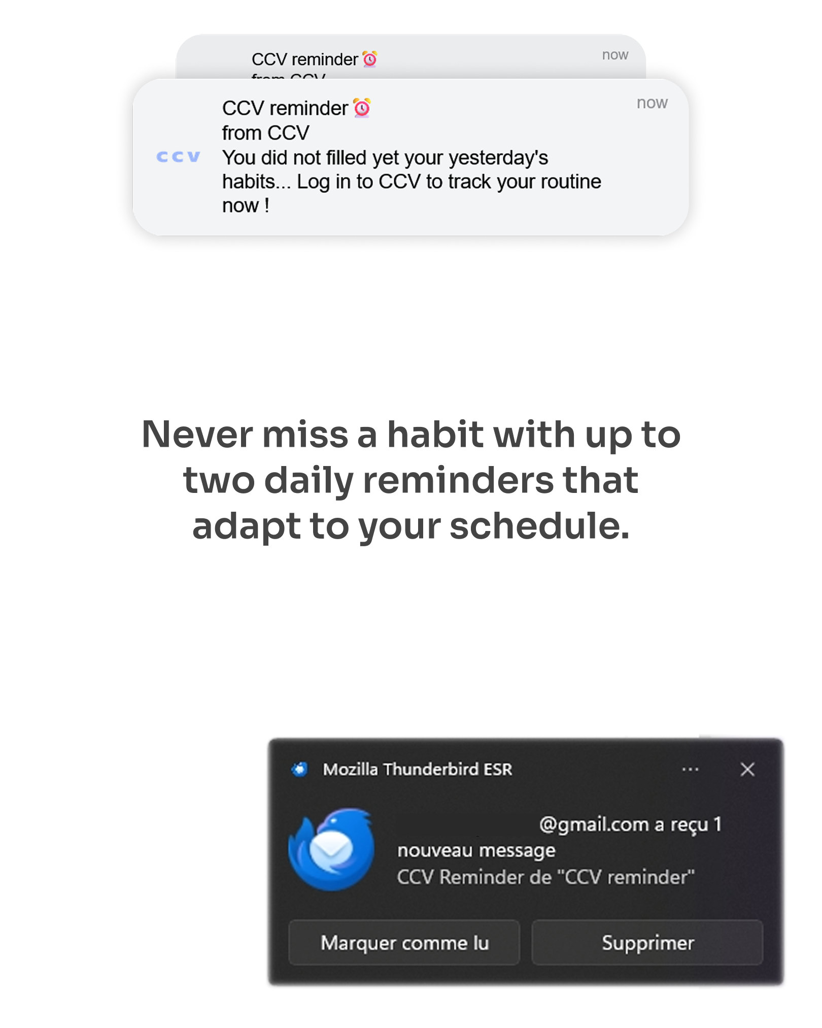 CCV - трекер привычек - Простая, ориентированная на данные, бесплатная и конфиденциальная-след трекера привычек медиа 5