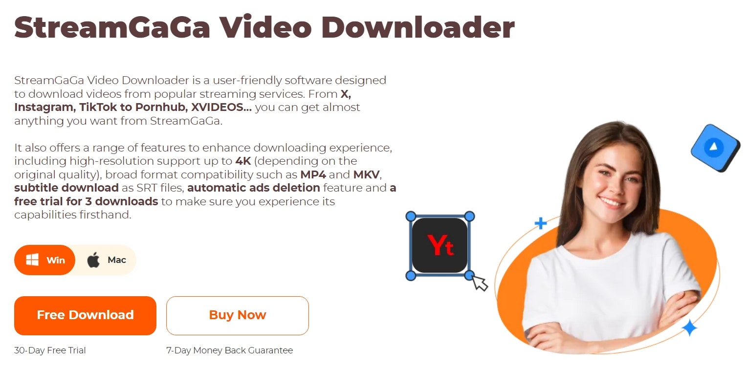 Streamgaga One - Un potente strumento per scaricare video dai servizi di streaming media 3