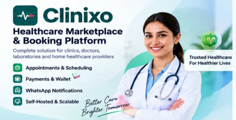 Clinixo —Healthcare Marketplace Platform screenshot 1