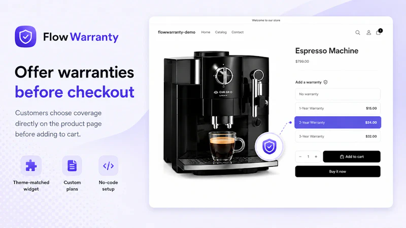 FlowWarranty screenshot 2