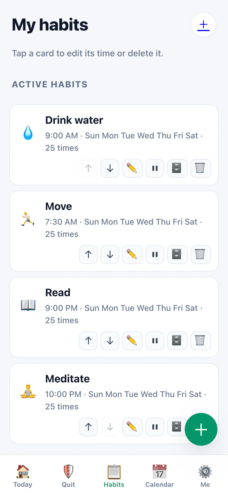 Good Habit: Daily Check-in screenshot