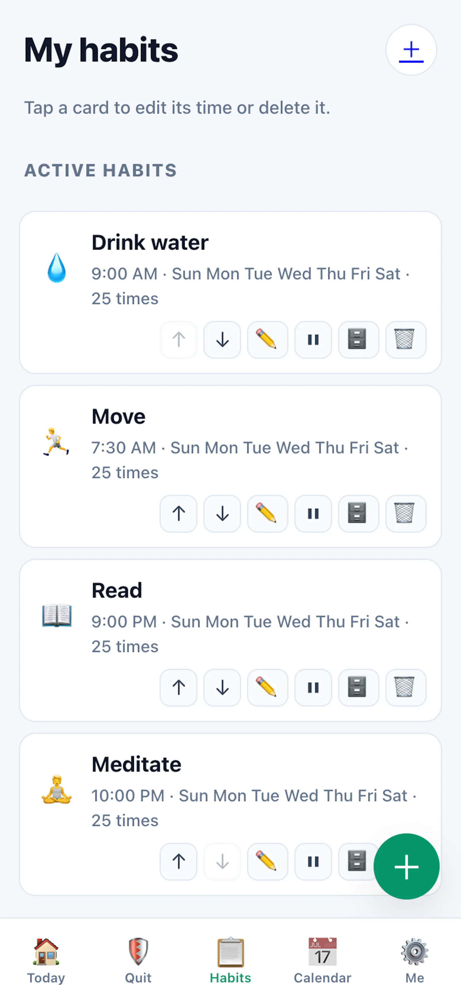 Good Habit: Daily Check-in screenshot 1