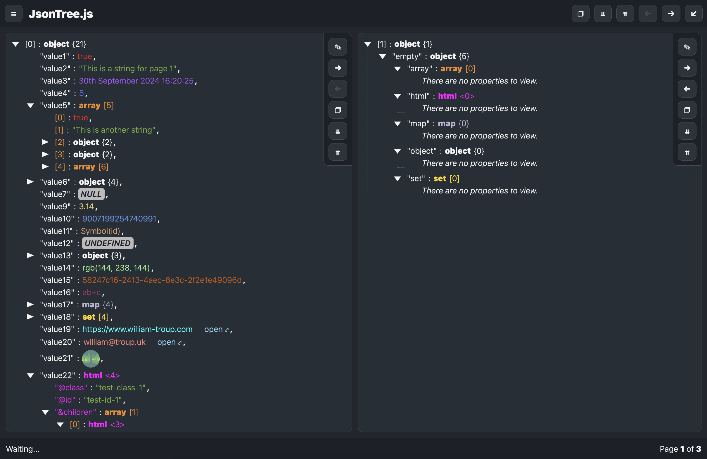 Jsontree.js - JavaScript JSON Visualizer media 3