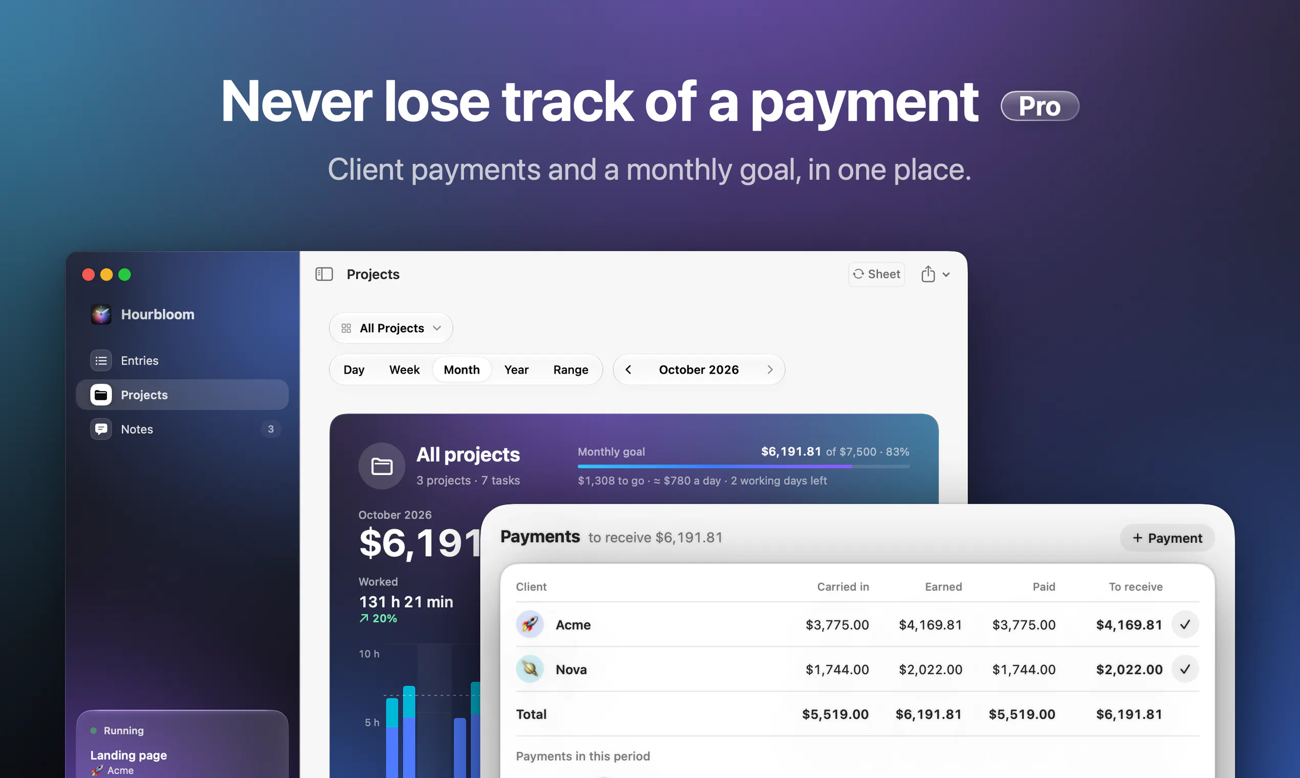 Hourbloom: Time Tracker gallery image