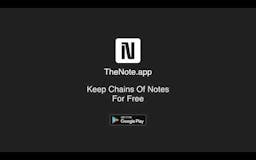 TheNote.app - Keep Chains Of Notes media 1