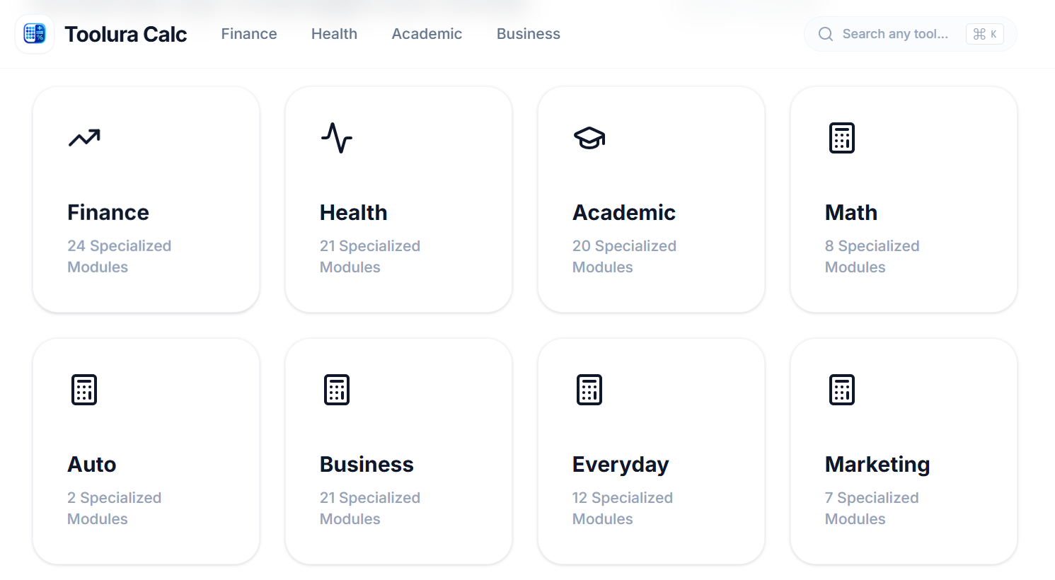 Toolura Calc - Main product screenshot demonstrating key features and user interface