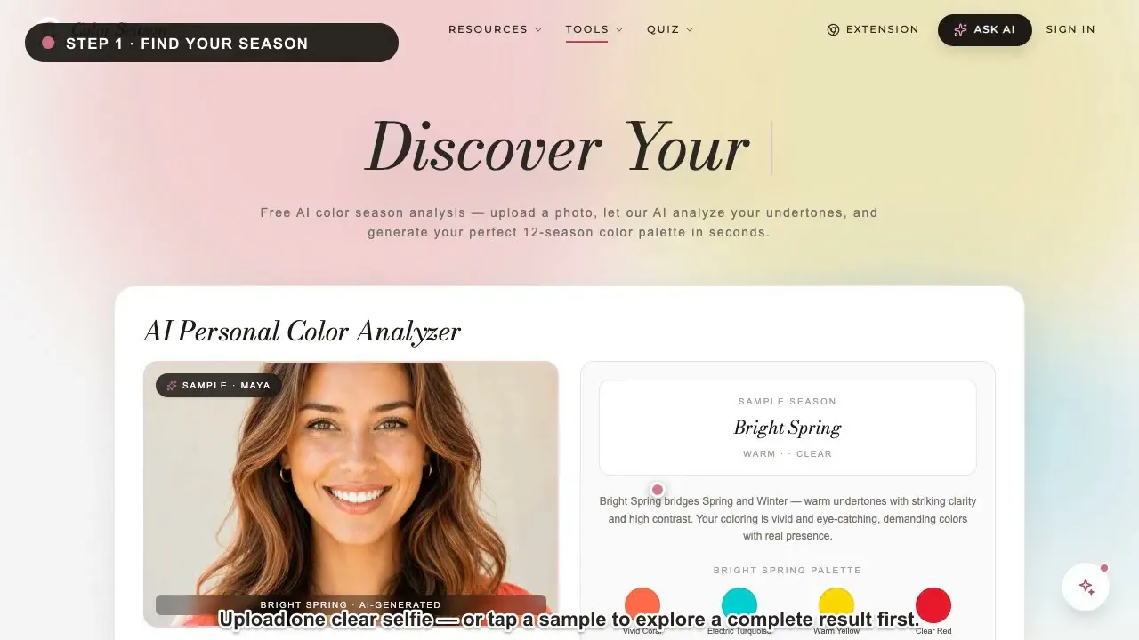 Color Season AI gallery image
