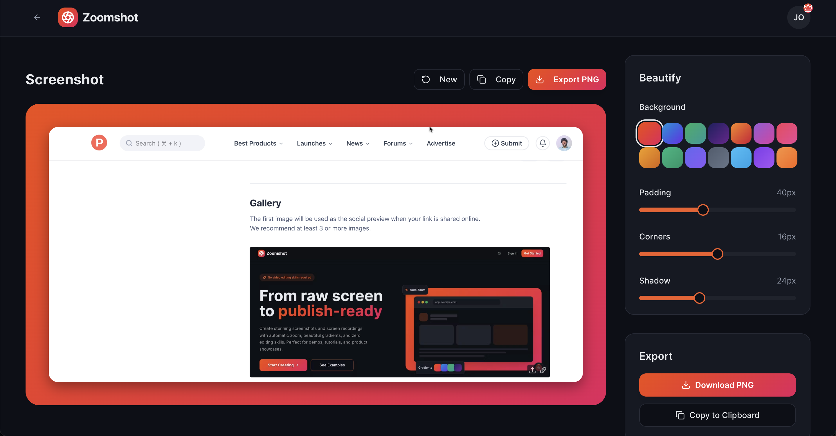 ZoomShot - Amazing screen recordings. gallery image