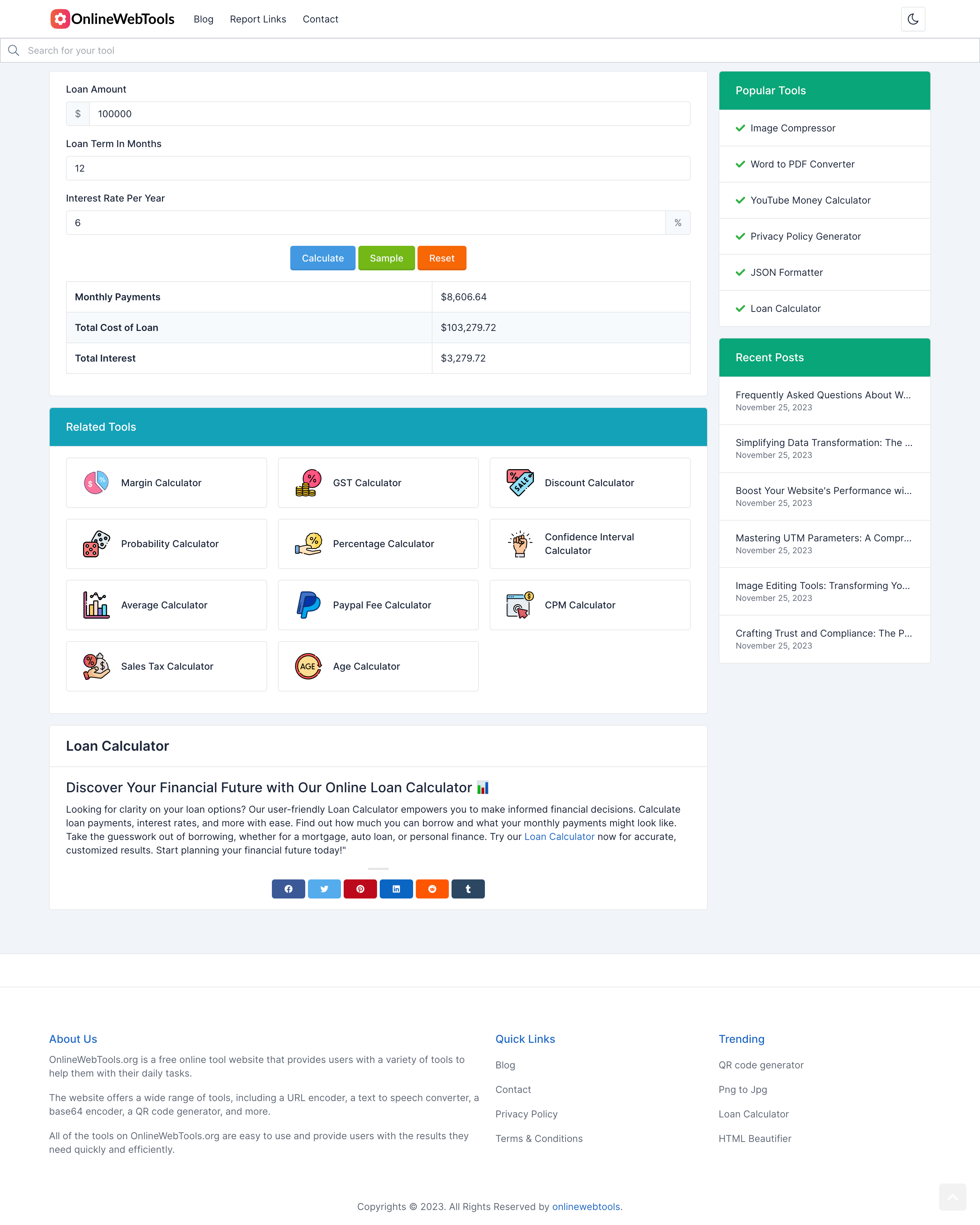 En lignewebtools media 7