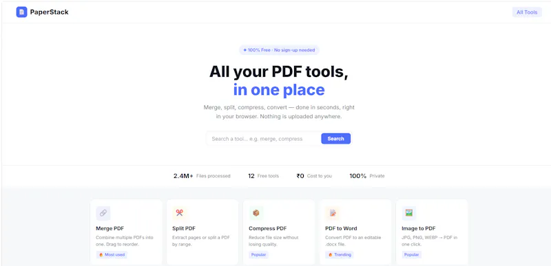 paperStack screenshot 1