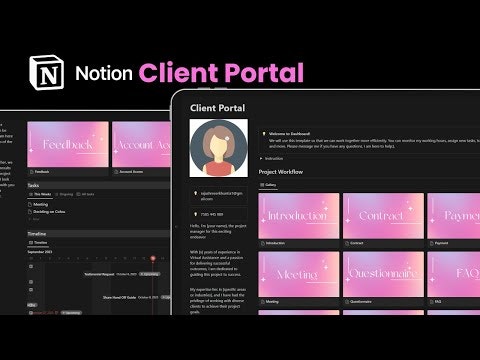 Notion Client Portal gallery image