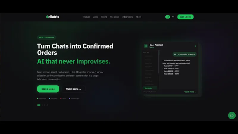 Sellatrix screenshot 1 (video preview)