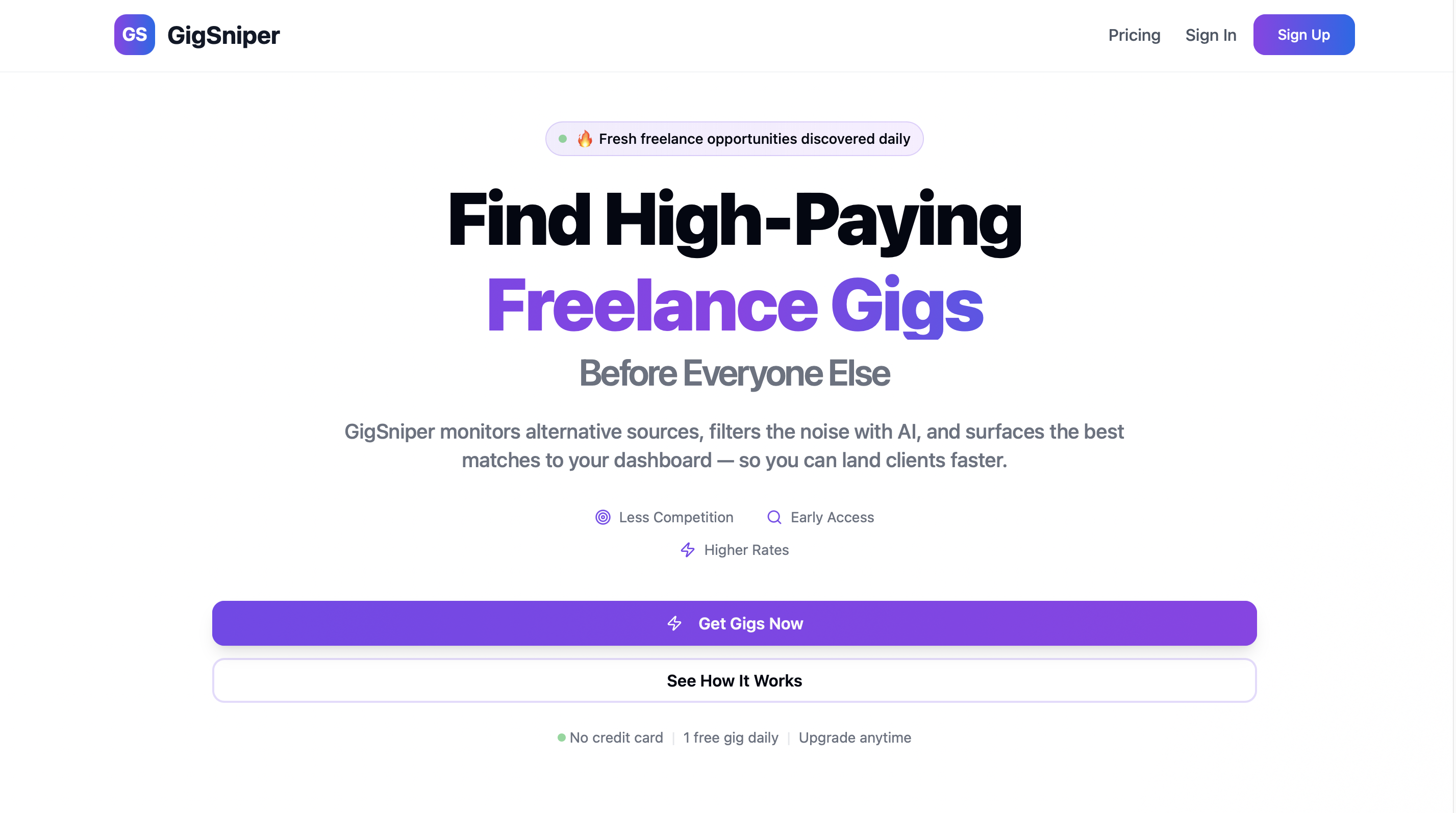 GigSniper gallery image