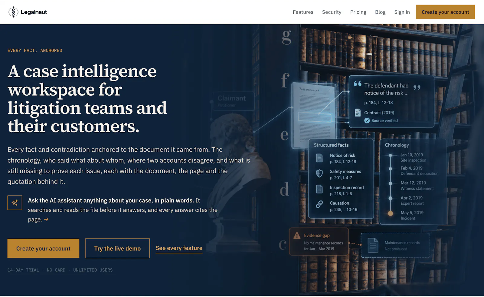 Legalnaut: AI Litigation & Case Analysis screenshot 19