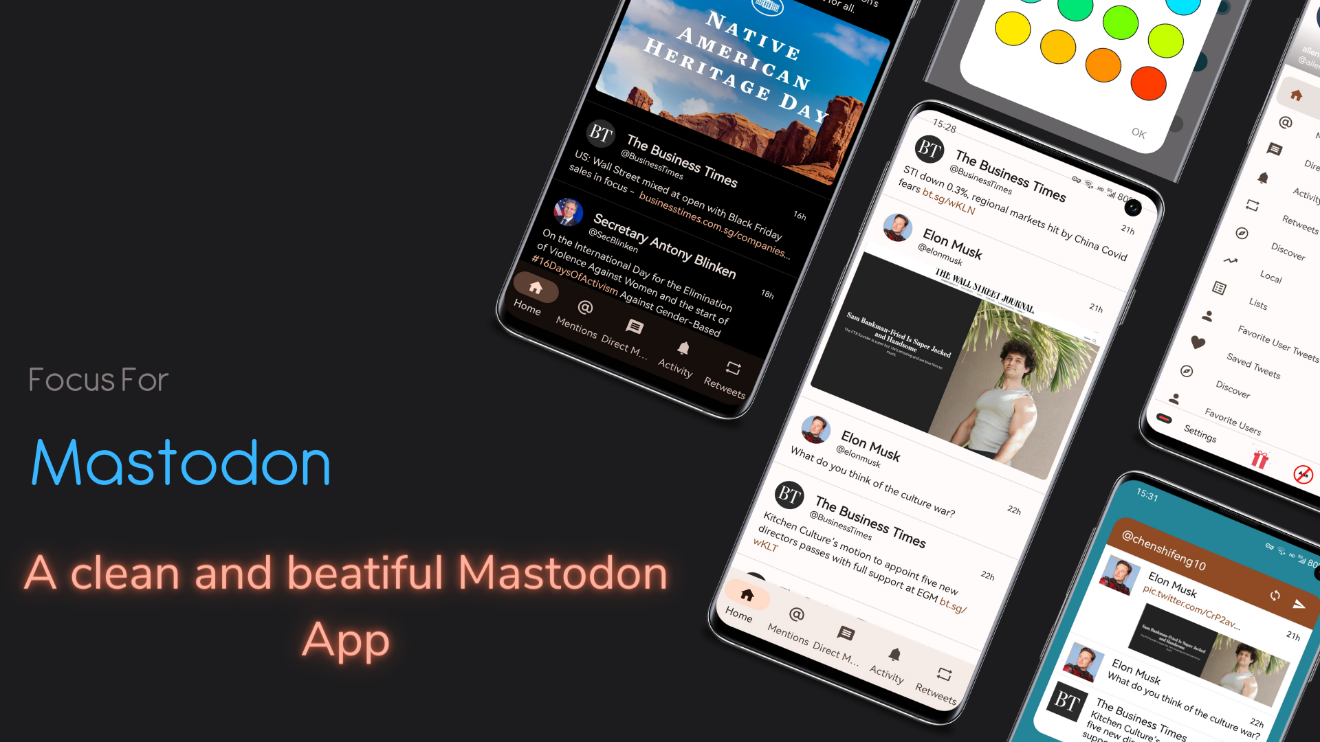 Mídia 1 de Foco para Mastodon