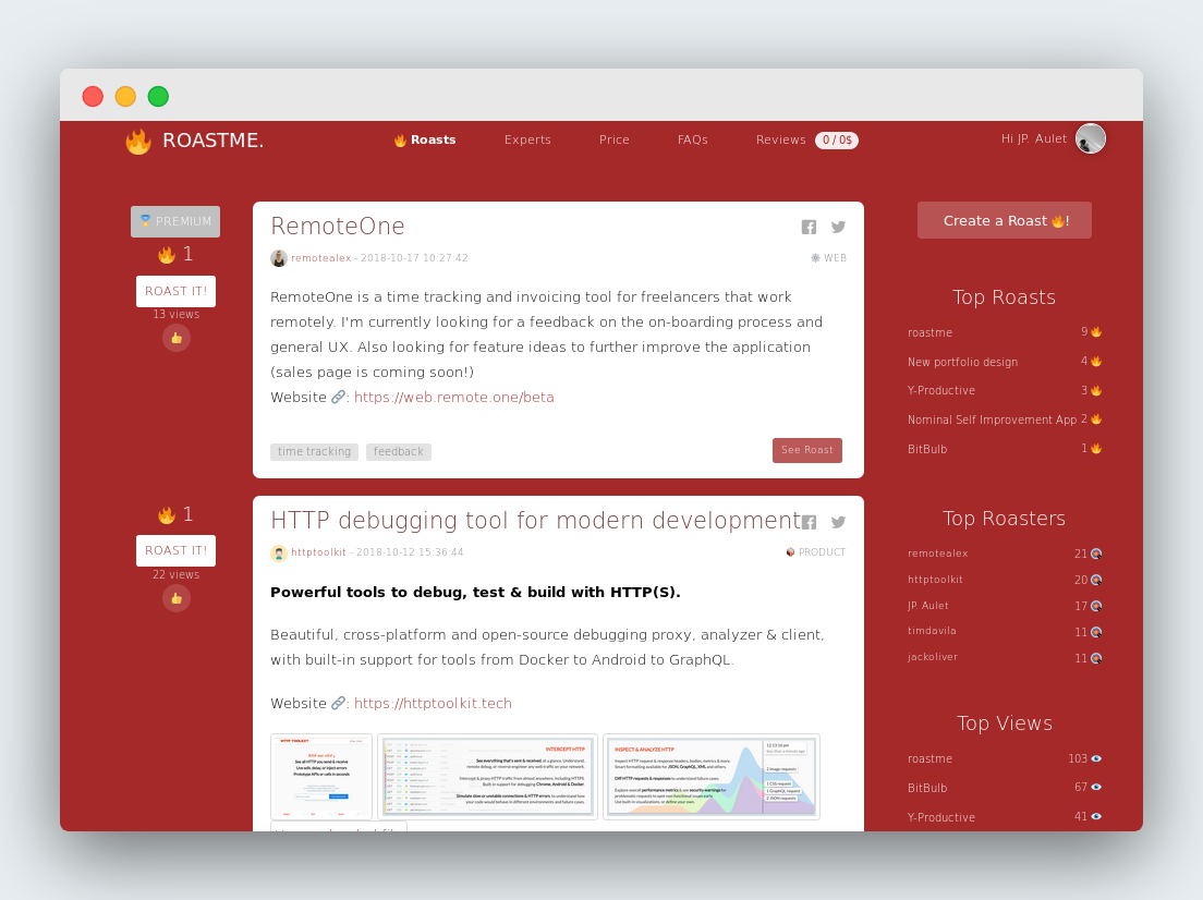 roastMe gallery image