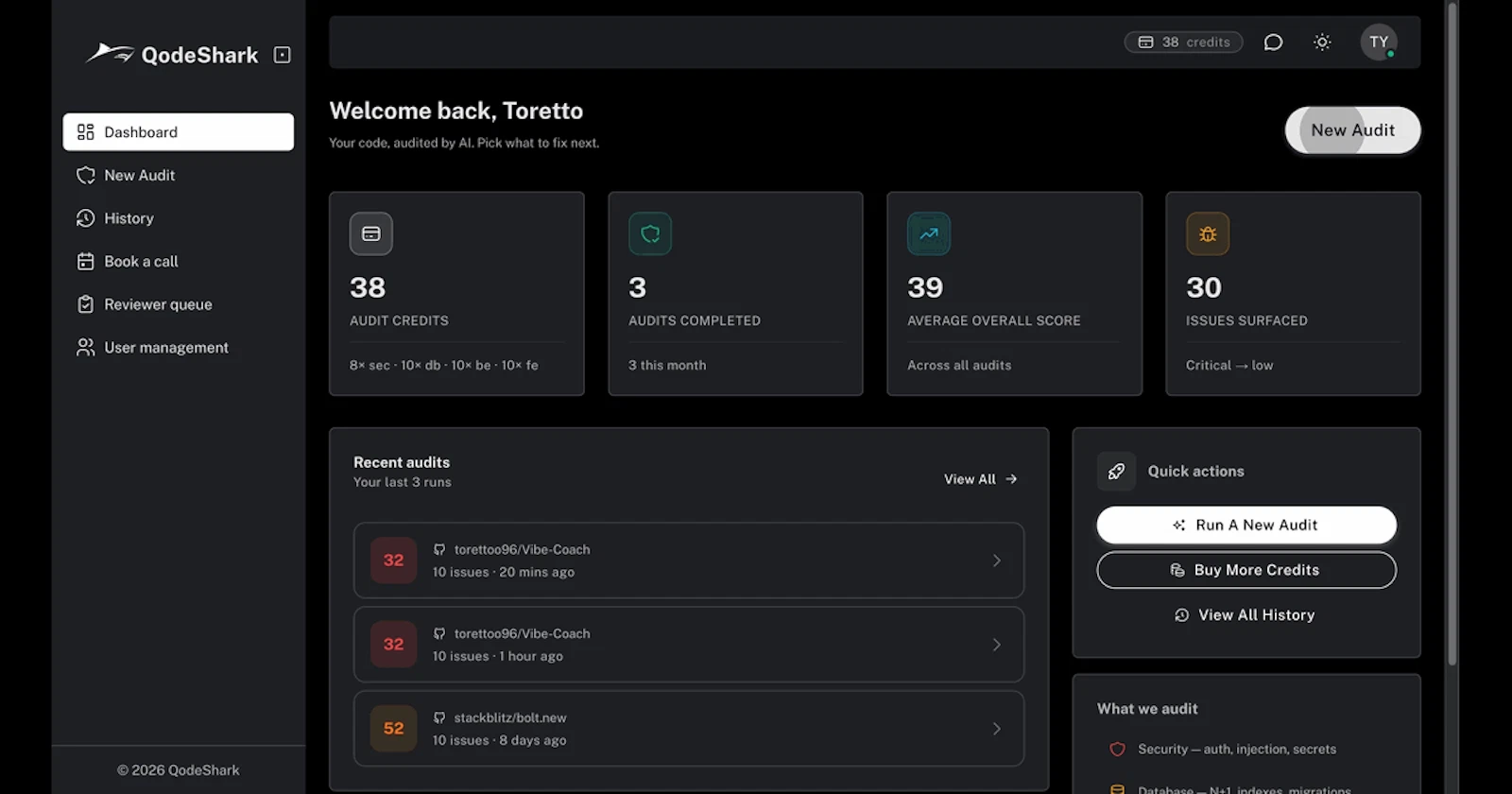 QodeShark screenshot 1