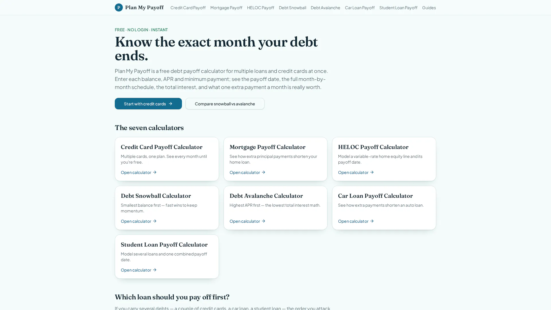 Plan My Payoff gallery image
