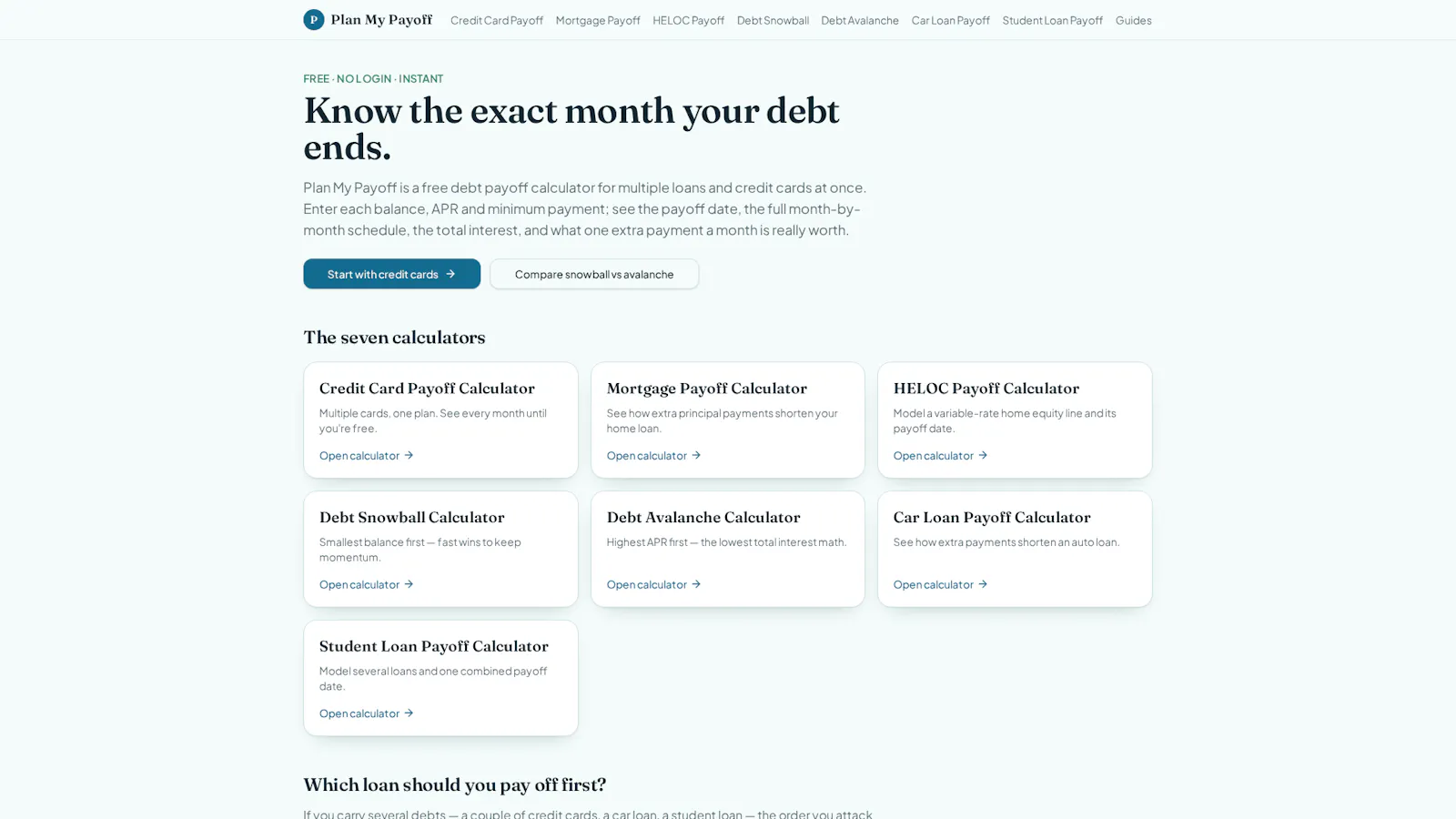 Plan My Payoff screenshot 1