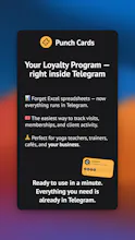 Punch Cards — Loyalty App for Telegram gallery image