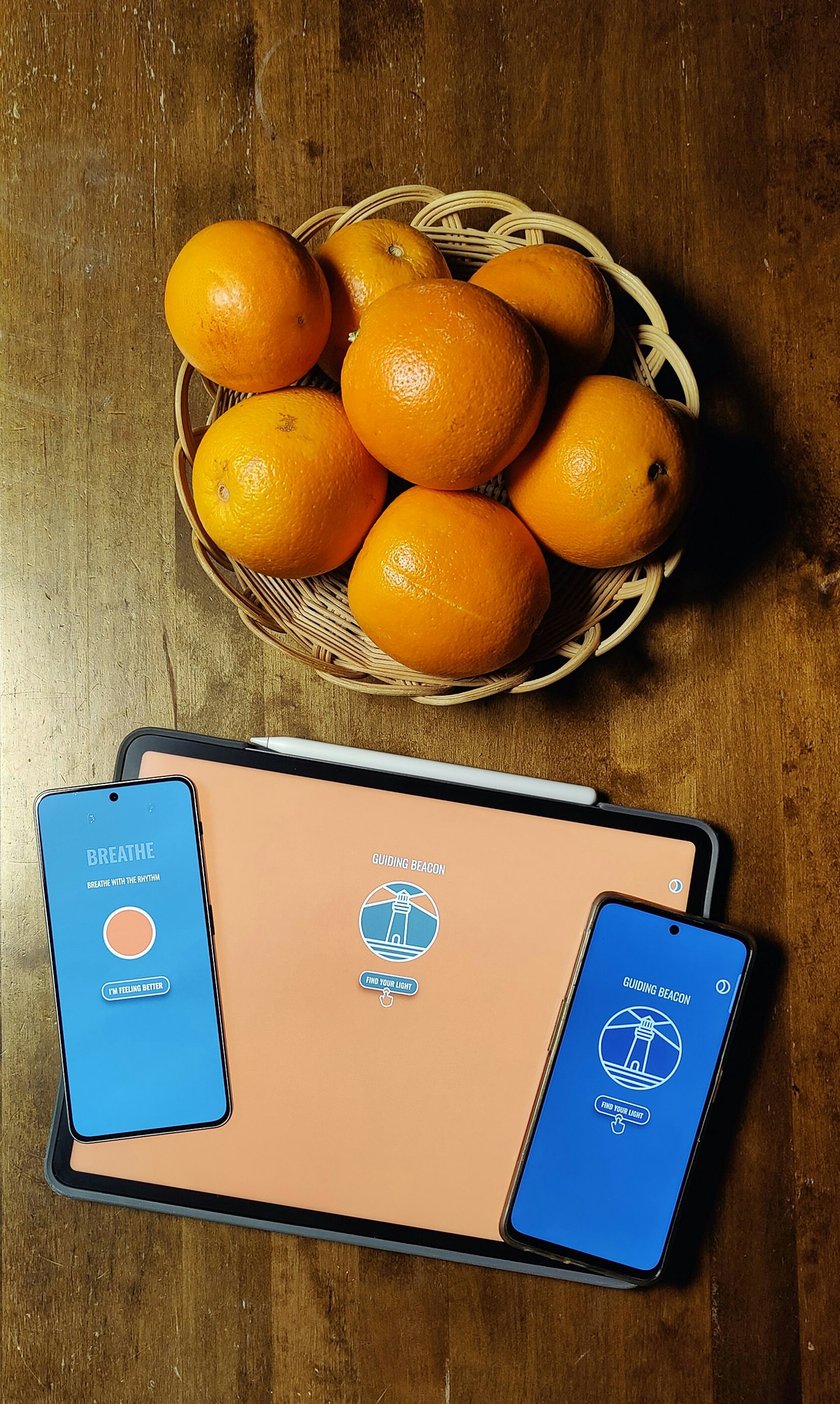 Guiding Beacon: Mindful Calm - Main product screenshot demonstrating key features and user interface
