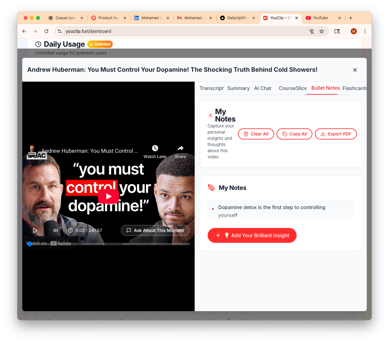 YouClip - Guarda di meno, impara di più media 7