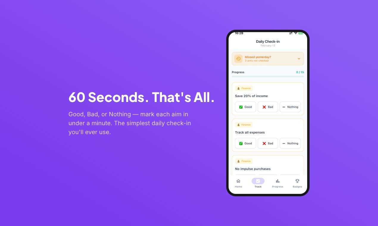 AimYear - Screenshot 2 showing product features and functionality