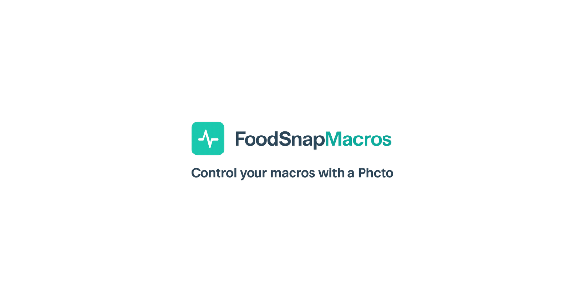 FoodSnap Macros - Main product screenshot demonstrating key features and user interface