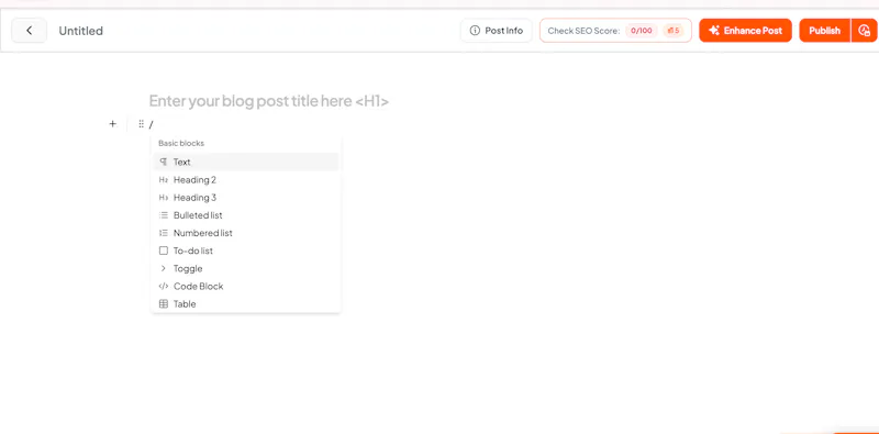 Hyperblog screenshot 2