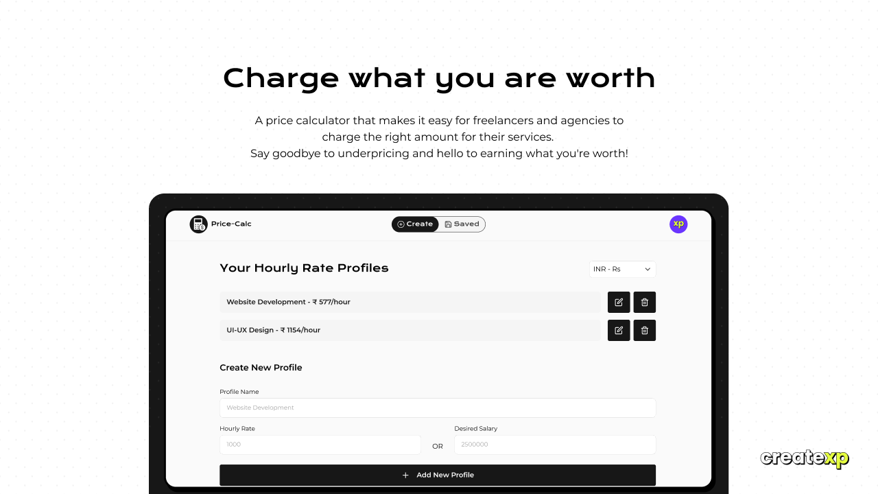 Media Harga-kalkulator - Kalkulator harga setiap jam untuk freelancer & agensi 1